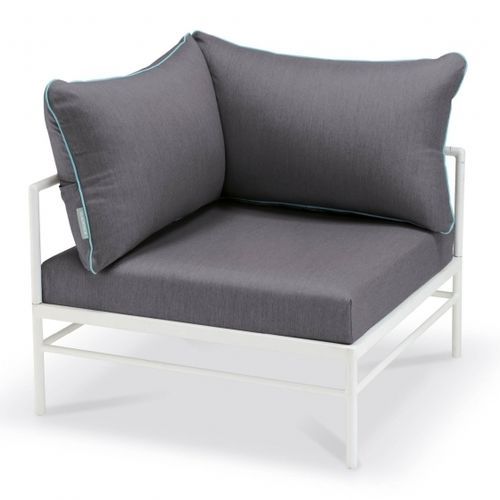 Poltrona d'angolo - RIVAGE - VLAEMYNCK - contemporanea / in Batyline® / in alluminio estruso