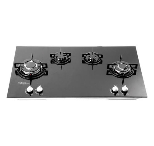 Piano cottura a gas - HINDWARE KITCHEN: AUDI GL PLUS - HSIL Limited (Hindware) - 4 fuochi / da incasso / con manopole