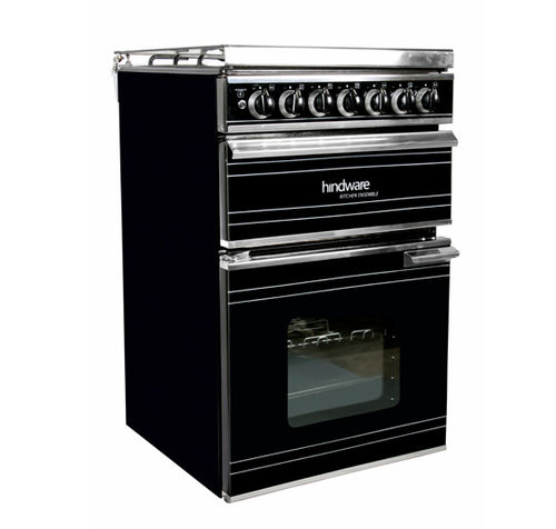 Blocco cottura a gas - HINDWARE KITCHEN: ELDA BLACK GT - HSIL Limited (Hindware) - smaltato / con grill