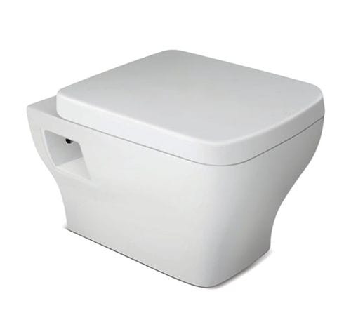 WC sospeso - HINDWARE ITALIAN: ELEMENT - HSIL Limited (Hindware) - in porcellana / senza brida / con cassetta ad incasso