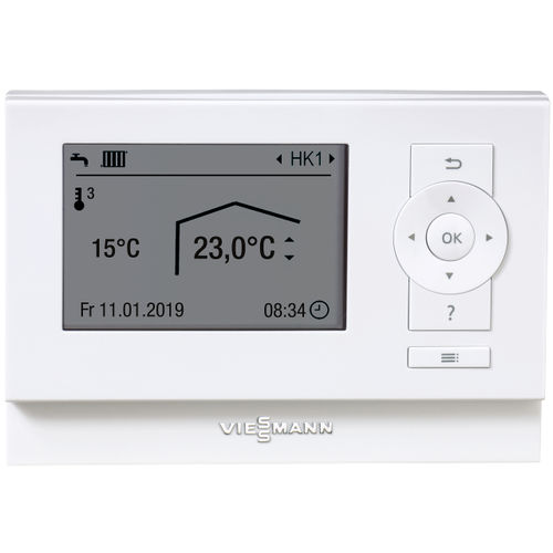 Telecomando per riscaldamento - VITOTROL 200-E - VIESSMANN - opaco / a muro