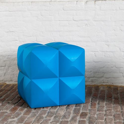 Pouf contemporaneo - THE BENCH - SIXINCH Furniture - Design - Foamcoating - in schiuma ad alta densità rivestita / quadrato / personalizzabile