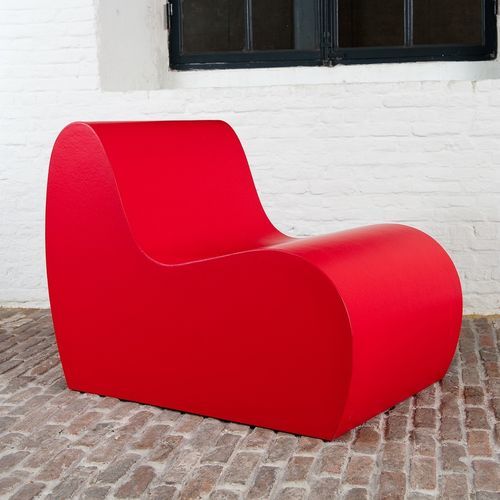 Poltrona contemporanea - S1 - SIXINCH Furniture - Design - Foamcoating - in schiuma ad alta densità rivestita / in schiuma ad alta densità rivestita / personalizzabile