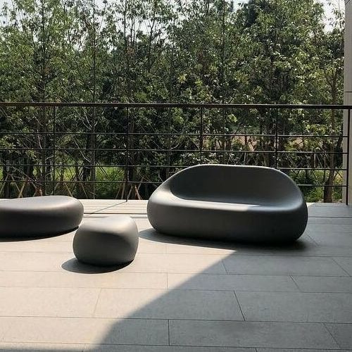 Divano contemporaneo - STEEN - SIXINCH Furniture - Design - Foamcoating - da esterno / in schiuma ad alta densità rivestita / senza braccioli