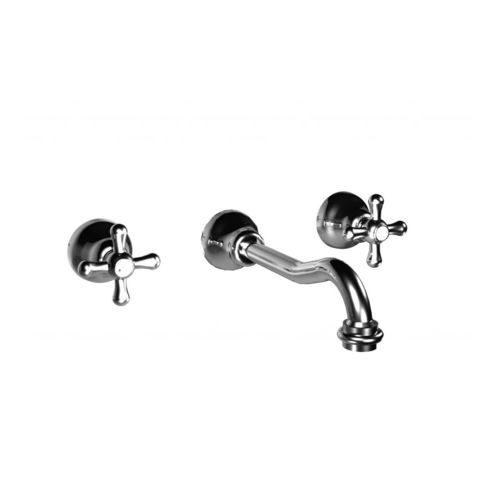Miscelatore per lavabo - 09538/AE - Bongio - da parete / da incasso / in metallo cromato