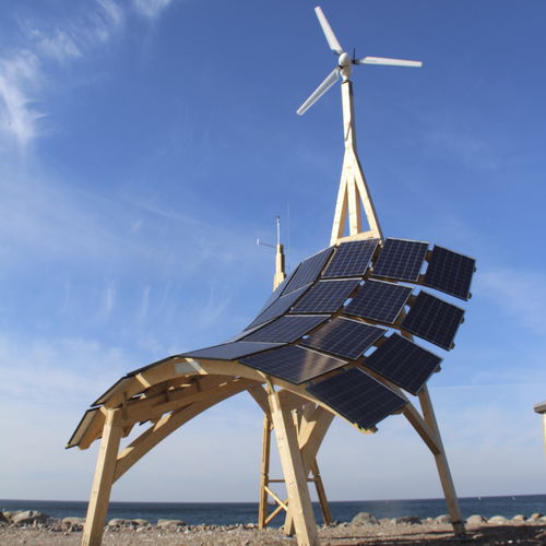 Sistema di alimentazione solare a isola ibrido - GIRAFFE 2.0 - Innoventum - eolico