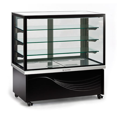 Vetrina refrigerata a isola - KARINA 136 BTQ BIS - TECFRIGO SPA  - per pasticceria / con illuminazione / su rotelle
