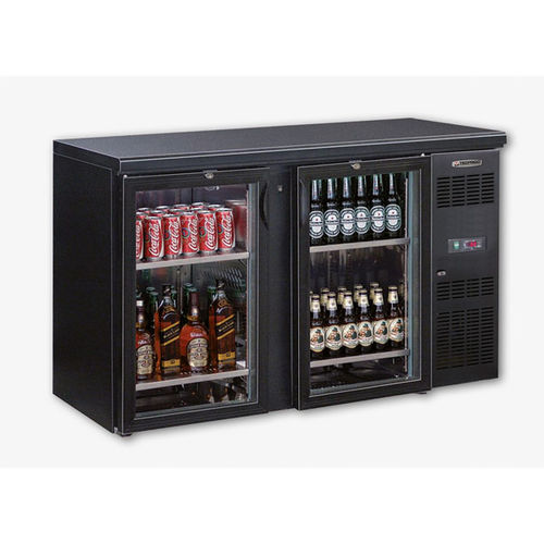 Frigorifero per bevande contract - EUROBAR 3P GLASS - TECFRIGO SPA  - sottopiano / 3 porte / orizzontale