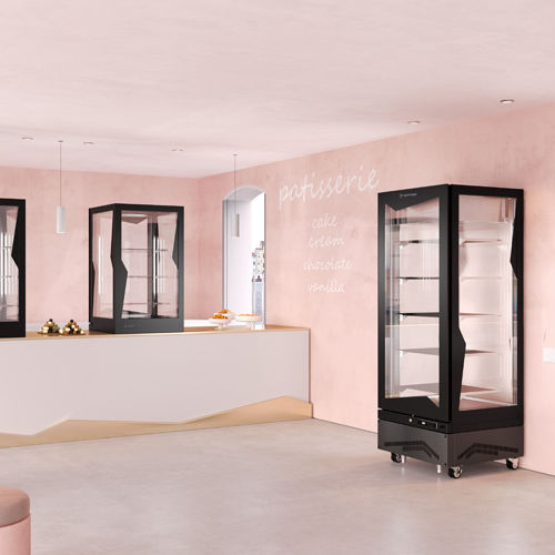 Vetrina refrigerata ad armadio - MARILYN 275 BTQ BIS - TECFRIGO SPA  - per pasticceria / con sportello / con illuminazione