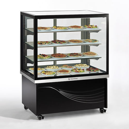 Vetrina refrigerata ad armadio - KARINA 96 Q - TECFRIGO SPA  - per negozio / con illuminazione / su rotelle