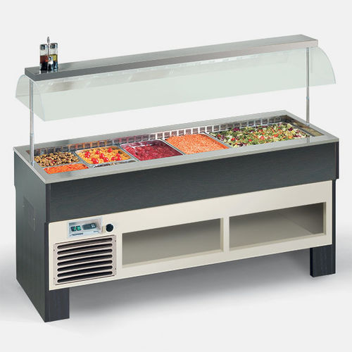 Buffet refrigerato centralizzato - PROXIMA 6 M - TECFRIGO SPA  - per ristorante