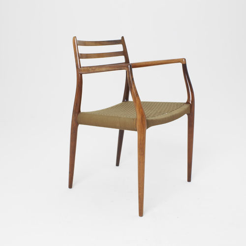 Sedia design scandinavo - 1962-90 CARVER - paere dansk - in legno massiccio / in legno di rosa / per uso residenziale