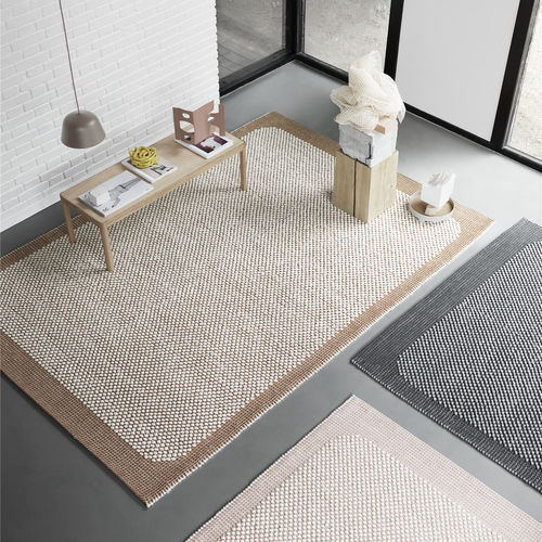 Tappeto contemporaneo - PEBBLE - Muuto - a motivi / in juta / in tela
