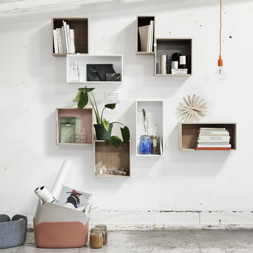 Scaffale modulare - MINI STACKED - Muuto - contemporaneo / in MDF / in frassino