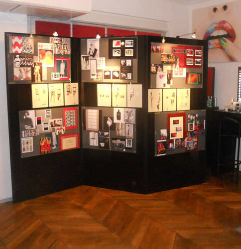 Cartello pubblicitario da interno - ZIG-ZAG - DELEAGE EXPANSION - in acciaio