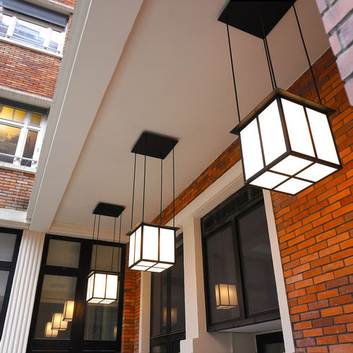 Luce Art Deco - SOFFITE 330 - raphael armand luminaires - sospesa / LED / quadrata