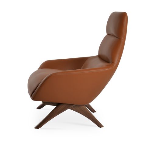 Poltrona contemporanea - BARCELONA - sohoConcept - in pelle / in tessuto / imbottita