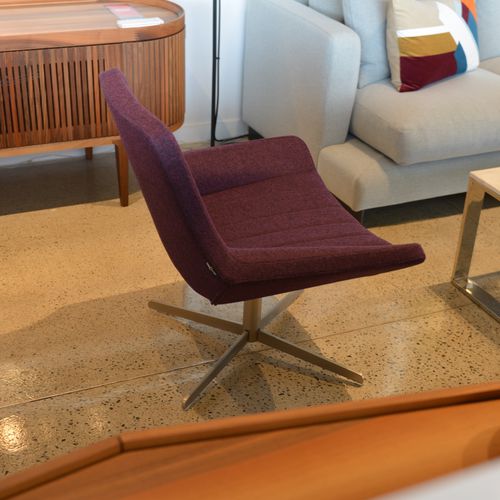 Poltrona contemporanea - BELLAGIO - sohoConcept - in lana / in pelle / in cromo