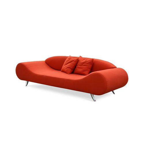 Divano contemporaneo - HARMONY - sohoConcept - in tessuto / in pelle / con rivestimento rimovibile