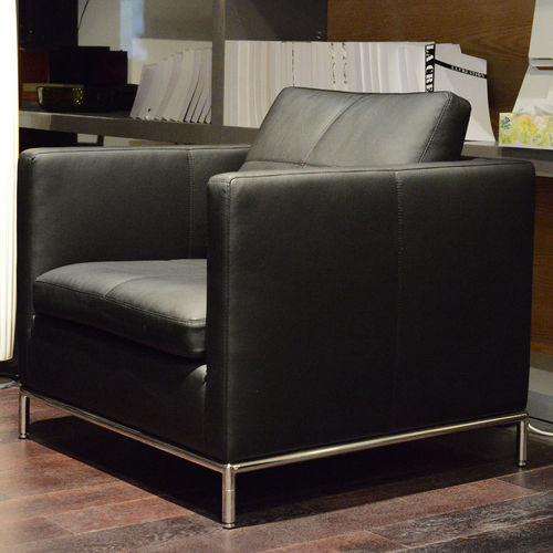 Poltrona contemporanea - ISTANBUL - sohoConcept - in pelle / in tessuto / con rivestimento rimovibile