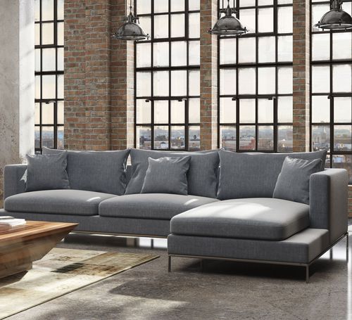 Divano modulare - SIMENA - sohoConcept - contemporaneo / in tessuto / con rivestimento rimovibile
