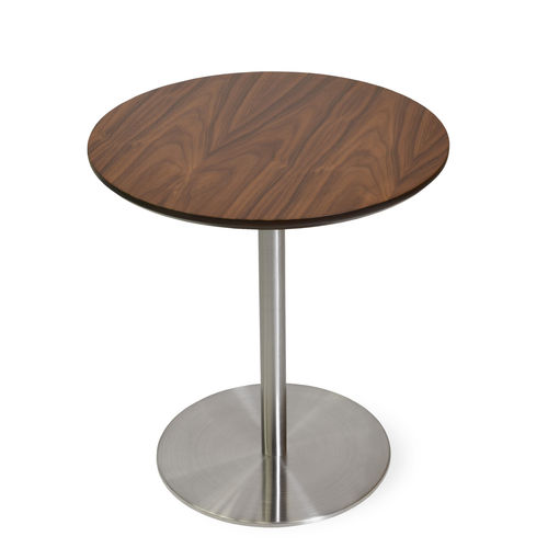Tavolino contemporaneo - ARES - sohoConcept - in noce / in MDF / in metallo
