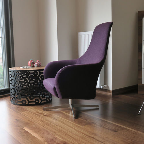 Poltrona contemporanea - PIERRE - sohoConcept - in tessuto / contract / con base a stella