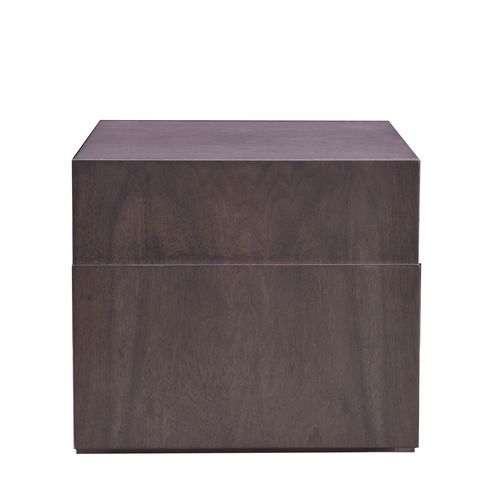 Comodino contemporaneo - T-821 - ArtesMoble - in noce / rettangolare / con cassetti