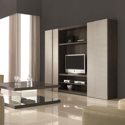 Parete attrezzata TV contemporaneo - T-831 - ArtesMoble - in noce / in faggio / modulare