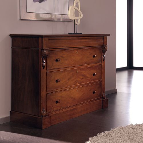 Cassettone classico - T-487 - ArtesMoble - in noce / in faggio / su misura
