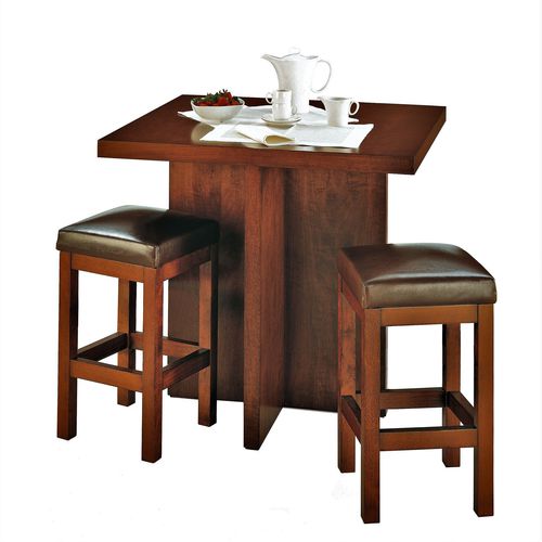 Tavolo alto contemporaneo - T-709 - ArtesMoble - in faggio / in noce / con supporto in faggio