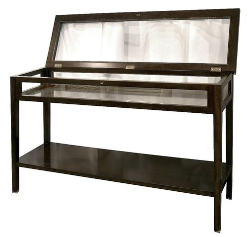 Consolle contemporanea - T-841 - ArtesMoble - in noce / in faggio / in vetro