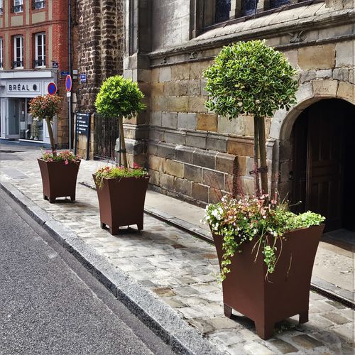 Fioriera in corten - CONCAVE - ATECH - in acciaio termolaccato / contemporanea / per spazi pubblici