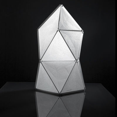 Lampada da pavimento - ICE CUBE S - Octavio Amado - in carta giapponese / contemporanea / senza fili