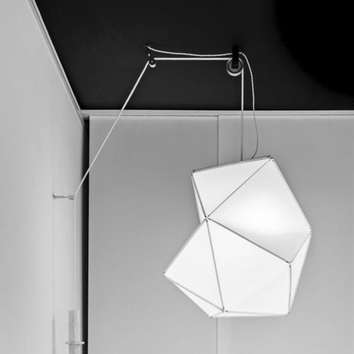 Lampada a sospensione - SAPHIR XL - Octavio Amado - in carta giapponese / contemporanea / con cavo