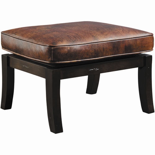 Poggiapiedi classico - PLANO 96-9753-OT - STICKLEY - in pelle / in legno