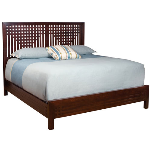 Letto matrimoniale - EDINBURGH : WILLOW 8749-LFB - STICKLEY - contemporaneo / con testiera / in ciliegio