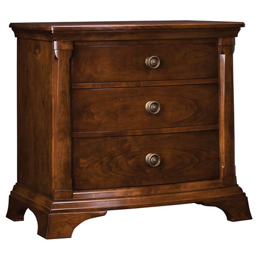 Comodino classico - NELSON 6122 - STICKLEY - in ciliegio / rettangolare / con cassetti