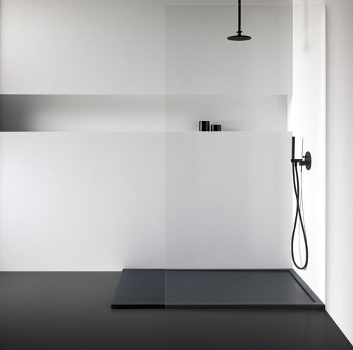 Piatto doccia rettangolare - Cosmo - RESIGRES - ultrapiatto / in resina / su misura