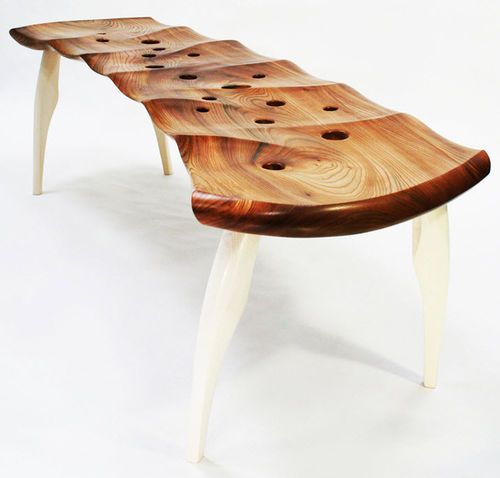 Panca design organico - RAZORFISH II - Chaircreative - in legno
