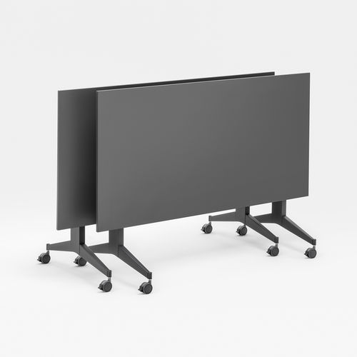 Tavolo da riunione contemporaneo - TIMMY : 215R - Mara - in laminato / in melaminico / con supporto in metallo