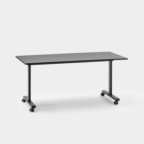 Tavolo da lavoro contemporaneo - 228R - Mara - in laminato / in melaminico / con supporto in metallo
