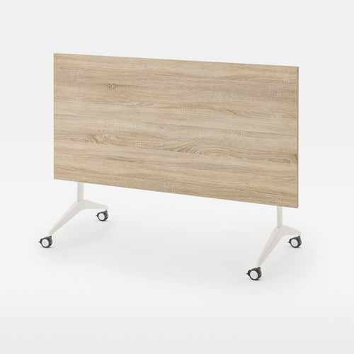 Tavolo da riunione contemporaneo - SAVIO TILTING - Mara - in laminato / in melaminico / con supporto in metallo