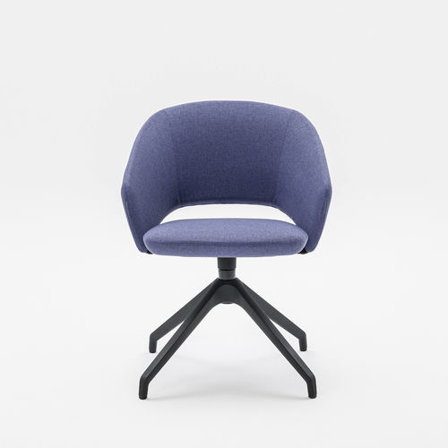 Sedia contemporanea - ICON SOFT NYLON - Mara - da interno / in tessuto ignifugo / in Trevira CS®