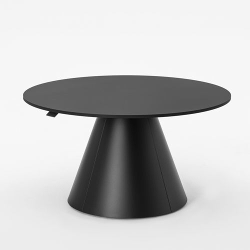 Tavolo contemporaneo - FOLLOW MEETING CONE - Mara - in melaminico / con supporto in metallo / rotondo