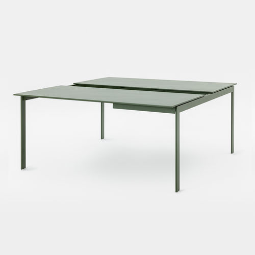 Scrivania bench - FOIL - Mara - da terra / contemporanea / in metallo