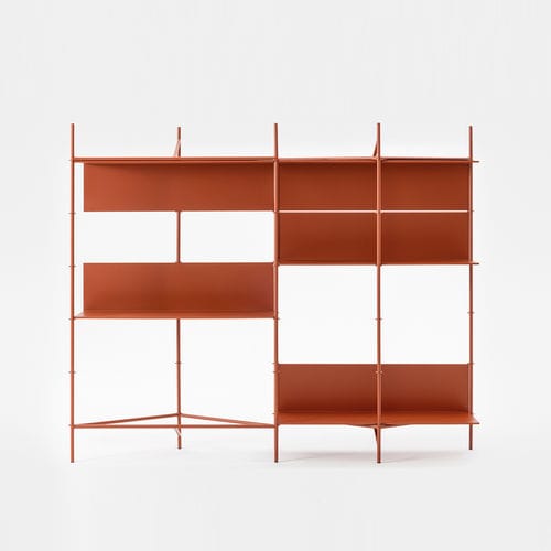 Libreria modulare - ELLE SYSTEM - Mara - design minimalista / contract / in metallo