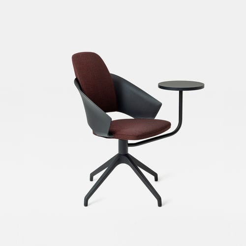 Sedia contemporanea - ICON DESK HB - Mara - da interno / in tessuto ignifugo / in Trevira CS®