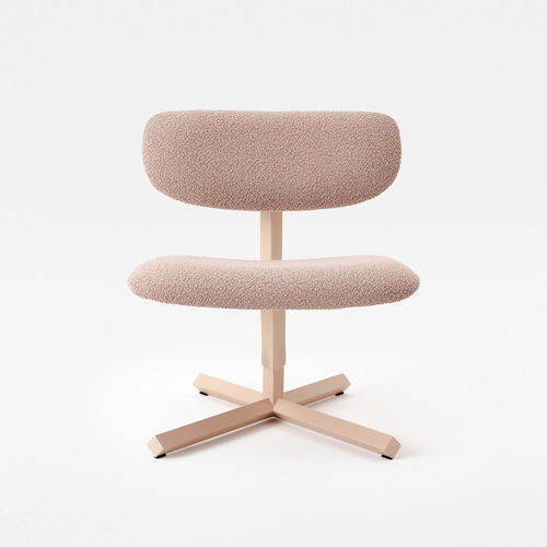 Poltrona relax contemporanea - TYPO LOUNGE CHAIR - Mara - in tessuto / in metallo / con poggiapiedi