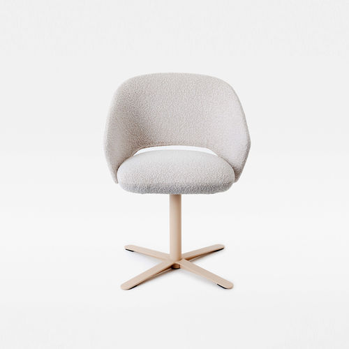 Sedia design - ICON SOFT METAL - Mara - da interno / in tessuto / con supporto in metallo